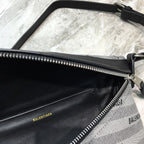 BLN-Ciaga Souvenir XS Belt Bag In Gray, For Women,  Bags 9.5in/24LO