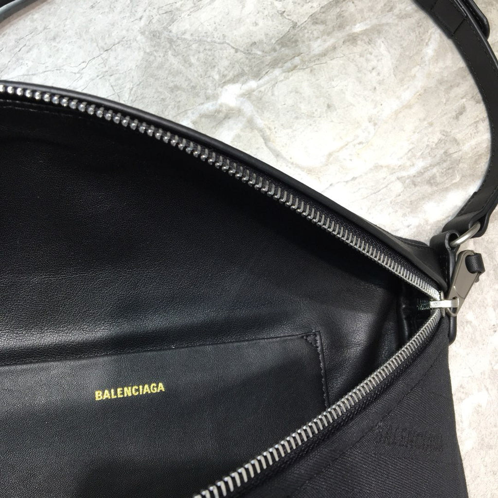 BLN-Ciaga Souvenir XS Belt Bag In Black, For Women,  Bags 9.5in/24LO