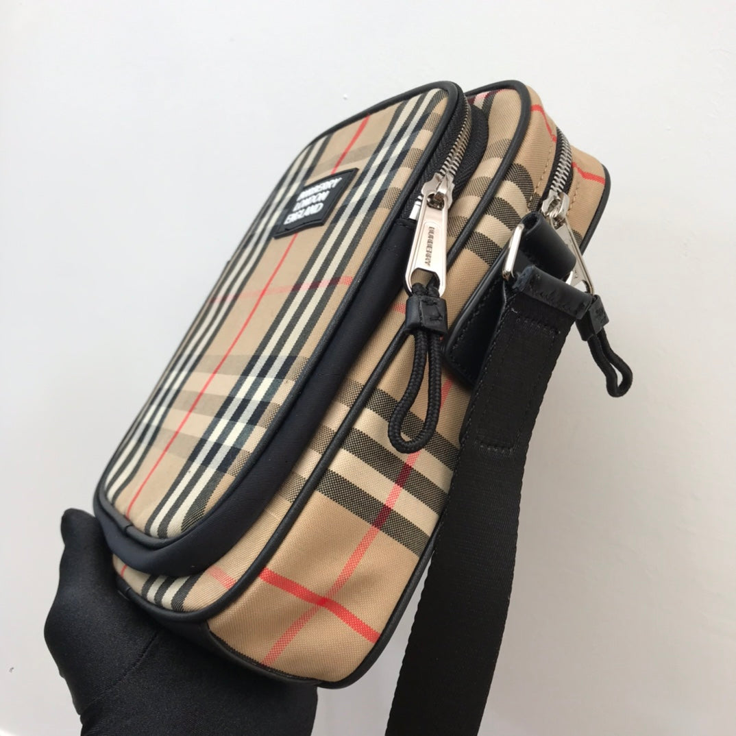 B-Berry - BB   Check And Crossbody Bag For Men, Bags 8.7in/22LO