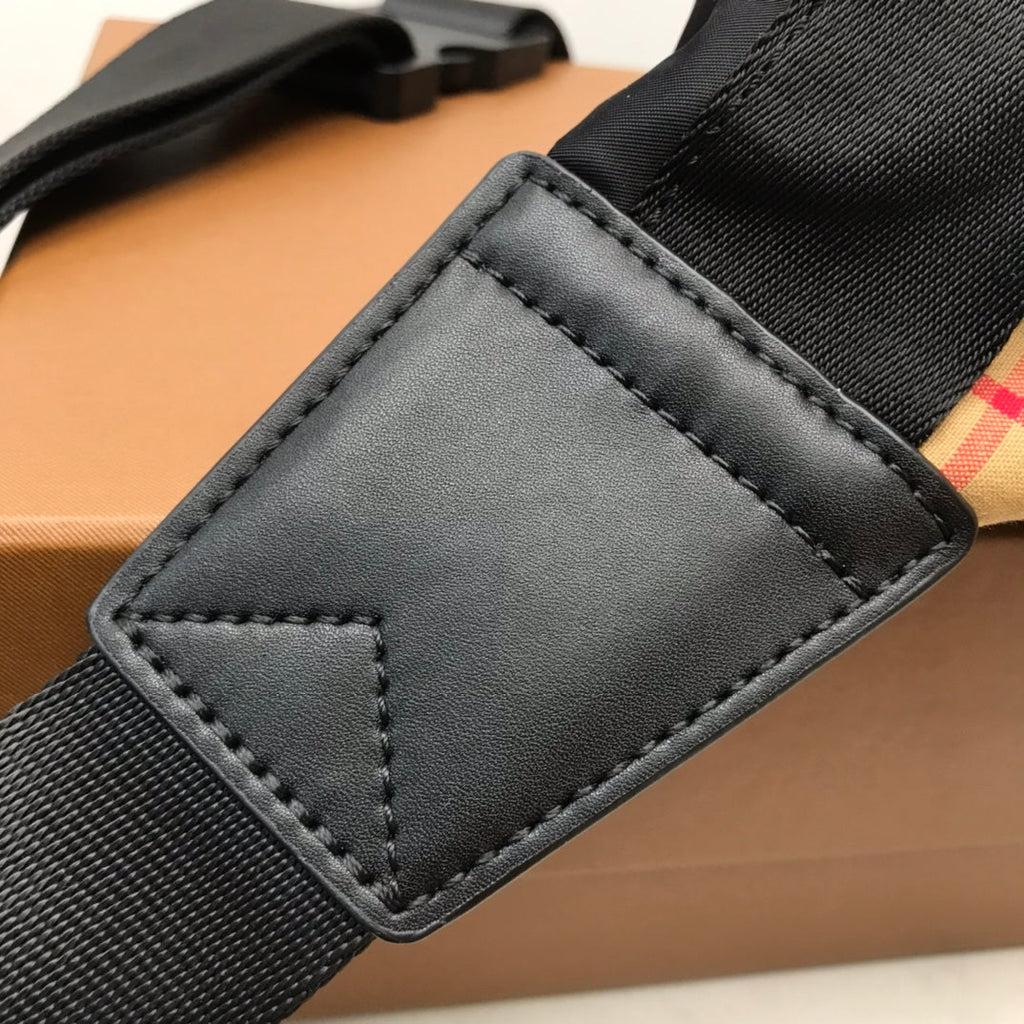 B-Berry - BB   Check Nylon Sonny Bum Bag For Men, Bags 12.2in/31LO 80265571