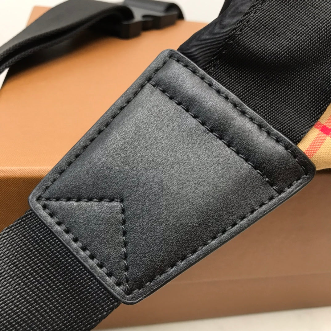 B-Berry - BB   Check Nylon Sonny Bum Bag For Men, Bags 12.2in/31LO 80265571