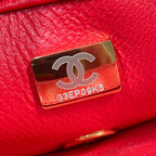 CHL - Mini Flap Bag Gold Hardware Red For Women Handbags, Shoulder Bags 6.7in/17LO AS3365