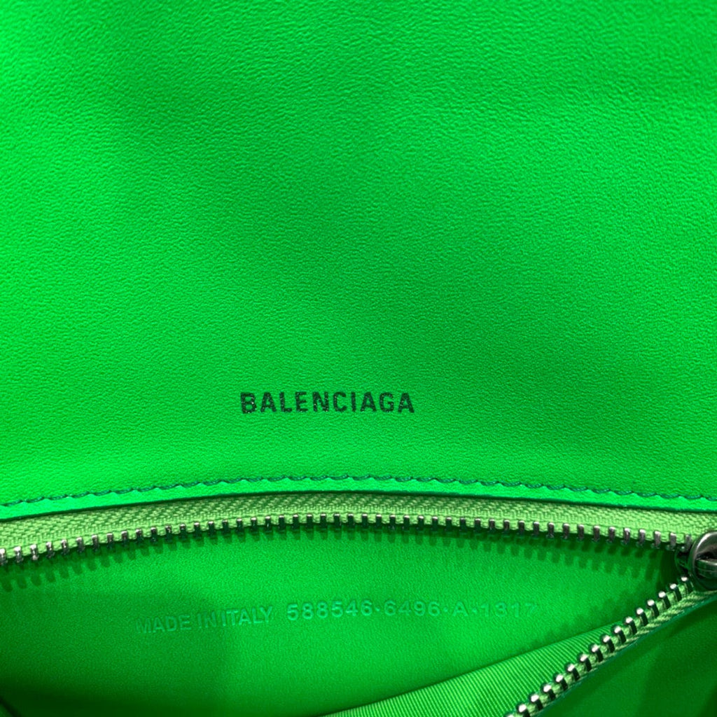 BLN-Ciaga Hourglass Small Handbag In Green, For Women,  Bags 9in/23LO