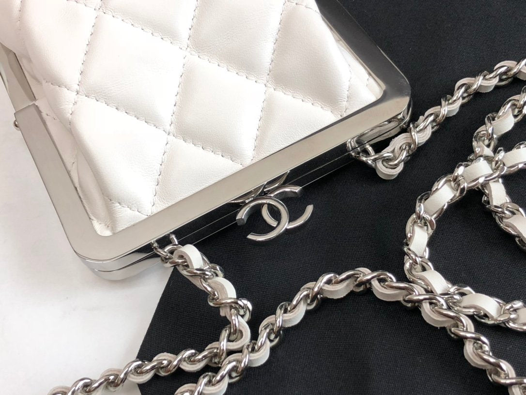 CHL -  Cruise Clutch Crossbaby White Bag For Women 13LO/5in