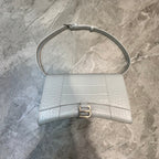 BLN-Ciaga Hourglass Handbag In White, For Women,  Bags 9.8in/25LO