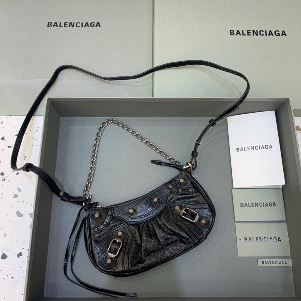 BLN-Ciaga Le Cagole Mini Bag With Chain In Black, For Women,  Bags 8.2in/21LO 6958141VG9Y1000