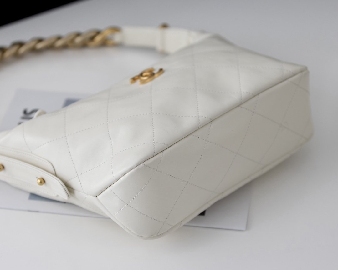 CHL - Medium Hobo Bag White For Women 11in/28LO