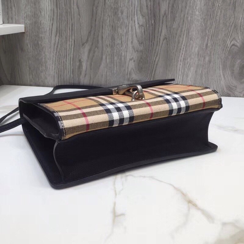B-Berry - BB  Small  Check And Crossbody Bag Black For Women, Bags 9in/24LO
