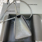 BLN-Ciaga Hourglass Small Handbag In Grey, For Women,  Bags 9in/23LO