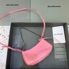BLN-Ciaga Le Cagole Mini Bag With Chain In Pink, For Women,  Bags 8.2in/21LO
