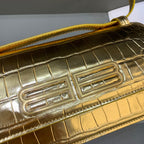 BLN-Ciaga Gossip Small Shoulder Bag Gold, For Women,  Bags 9.1in/23LO