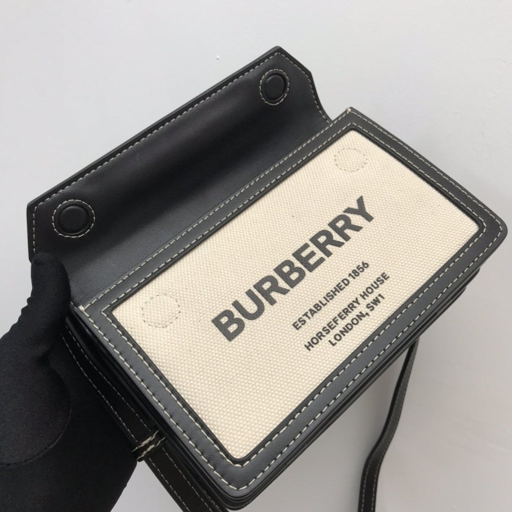B-Berry - BB  Mini Horseferry Print Title Bag With Pocket Detail For Women, Bags 7.5in/19LO