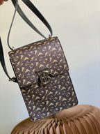 B-Berry - BB  Monogram Print Robin Bag For Women, Women’s Bags 7.5in/19LO