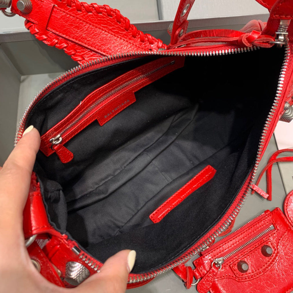 BLN-Ciaga Le Cagole XS Shoulder Bag In Red, For Women,  Bags 13in/33LO