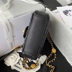 CHL - Mini Flap Bag With Top Handle Gold Hardware Black For Women Handbags, Shoulder Bags 7.9in/20LO AS2431