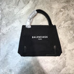 BLN-Ciaga Navy Small Cabas Tote Bag In Black, For Women,  Bags 18.5in/47LO 3399332HH3N1000