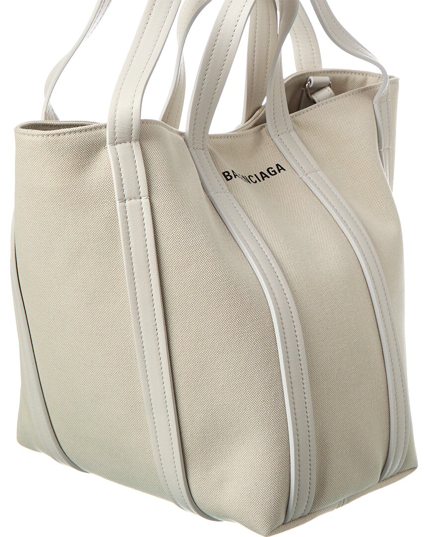Blnciaga Everyday 2.0 Canvas & Leather Shoulder Tote
