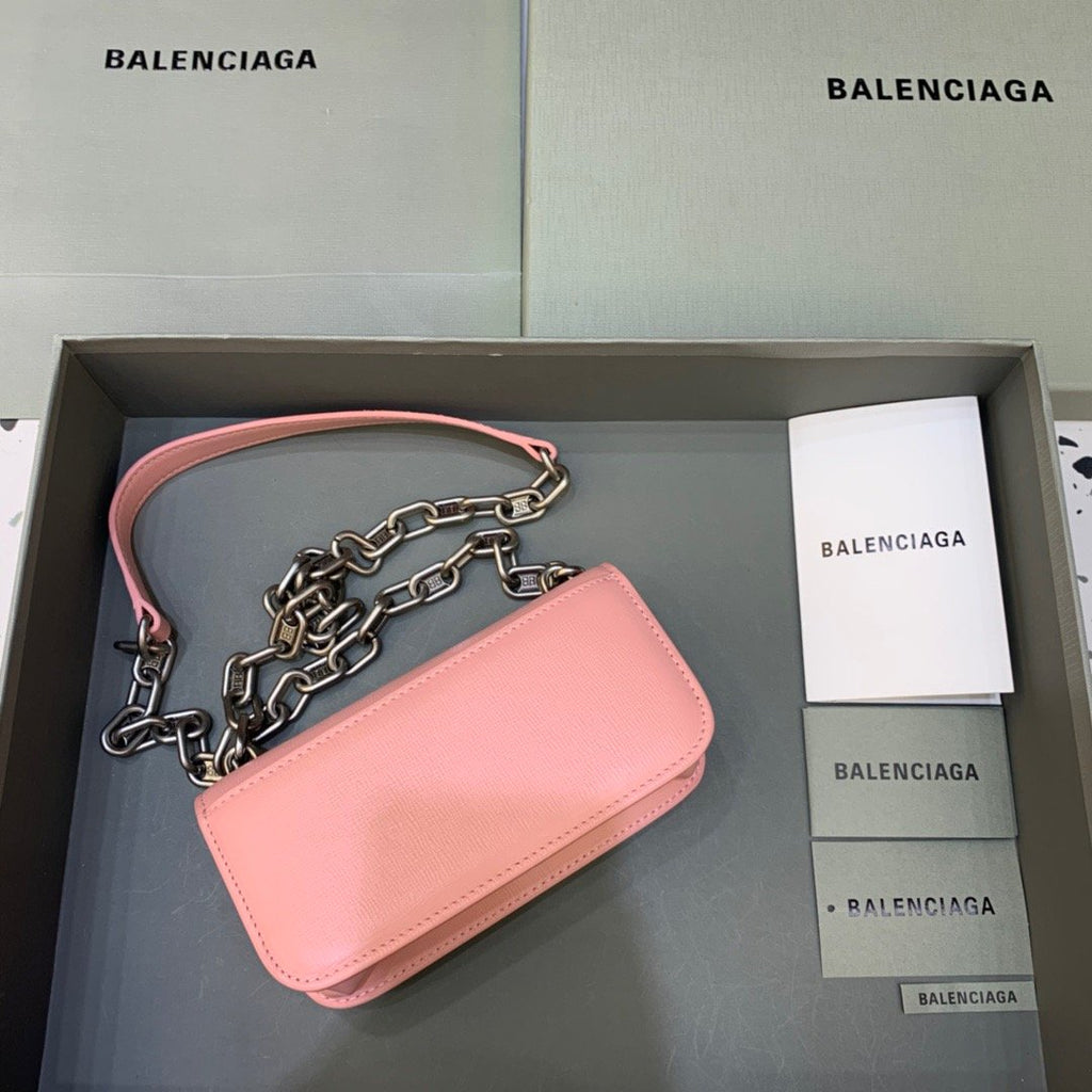 BLN-Ciaga Gossip Small On Chain Shoulder Bag Light Pink, For Women,  Bags 7.4in/19LO
