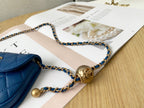 CHL - Mini 1889 Unblocked Metal Ball Blue Bag For Women 9LO/3.5in