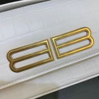 BLN-Ciaga Gossip Small Shoulder Bag White, For Women,  Bags 9.1in/23LO