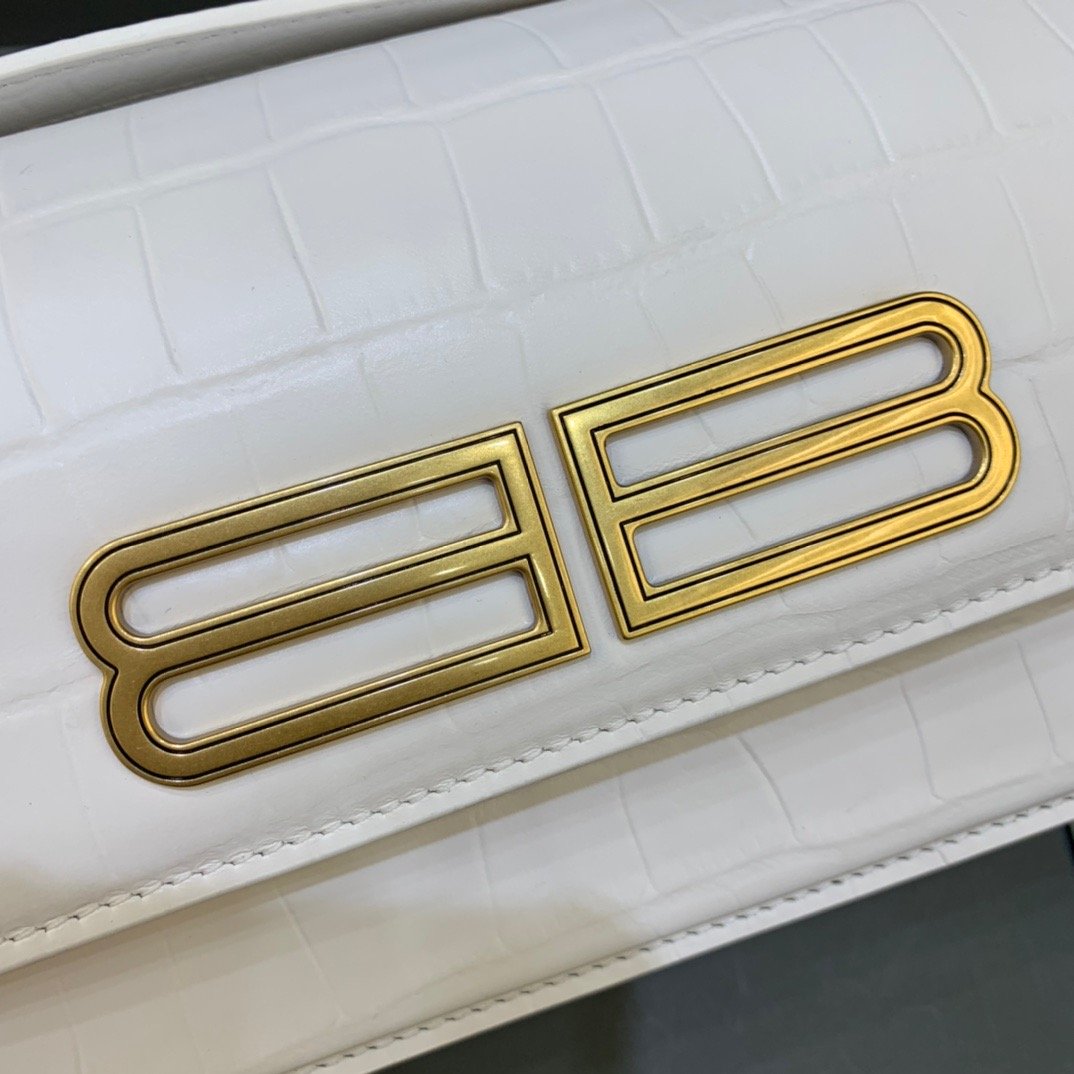 BLN-Ciaga Gossip Small Shoulder Bag White, For Women,  Bags 9.1in/23LO