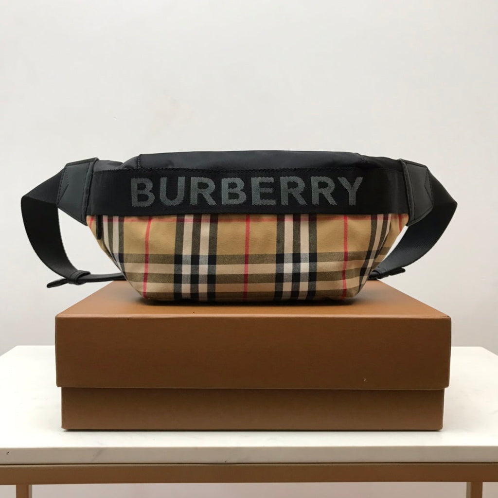 B-Berry - BB   Check Nylon Sonny Bum Bag For Men, Bags 12.2in/31LO 80265571