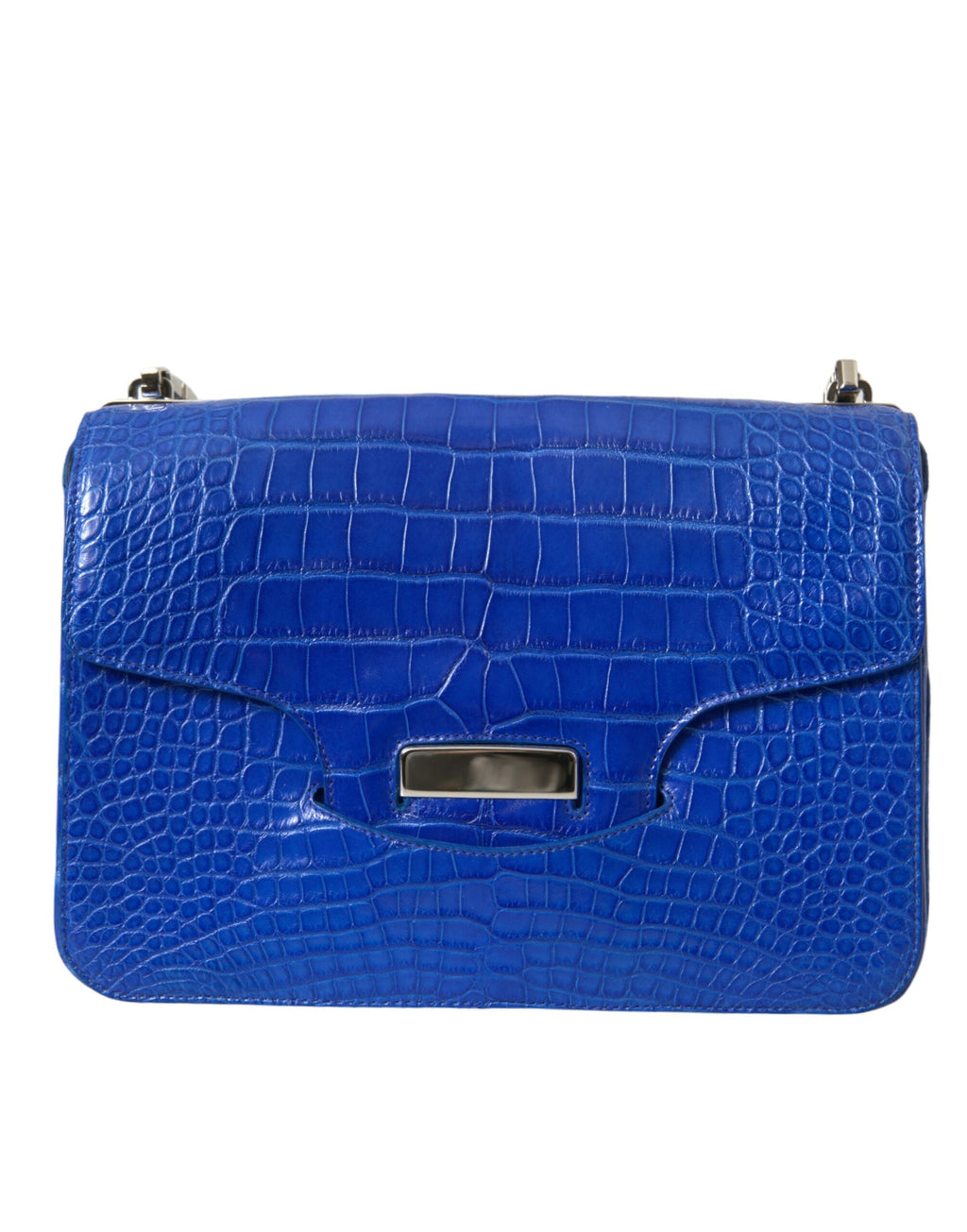 Blnciaga Chic Alligator Skin Chain Shoulder Women's Bag