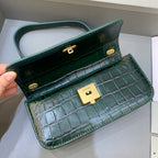 BLN-Ciaga Gossip Small On Chain Shoulder Bag Dark Green, For Women,  Bags 7.4in/19LO