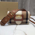 B-Berry - BB  The Small Buckle Bag In House Check Beige For Women, Bags 7.5in/19LO