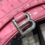 BLN-Ciaga Hourglass XS Handbag In Dark Pink, For Women,  Bags 7.4in/19LO