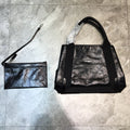 BLN-Ciaga Navy Small Cabas Tote Bag In Black, For Women,  Bags 18.5in/47LO