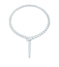 SERPENTI SILVER DIAMOND NECKLACE