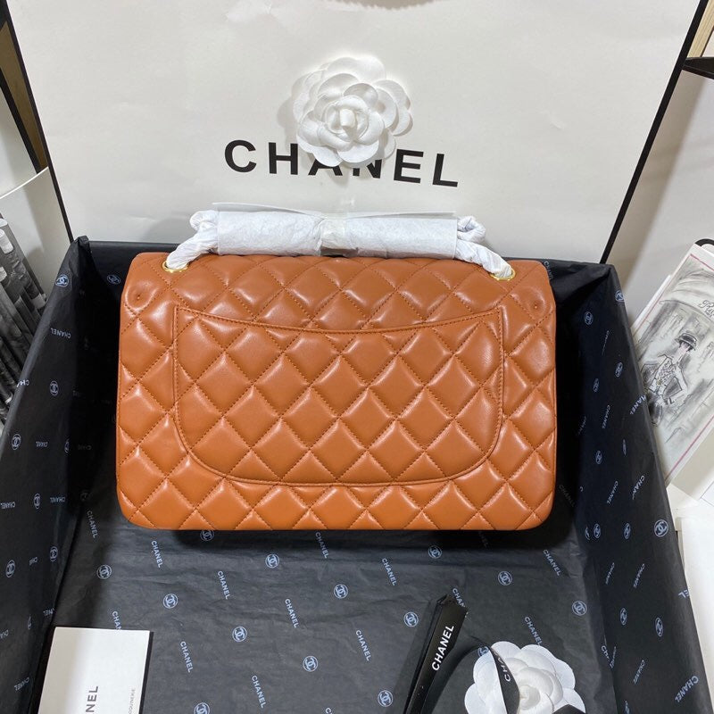CHL - Large Classic Handbag Gold Hardware Brown For Women Handbags, Shoulder Bags 11.8in/30LO