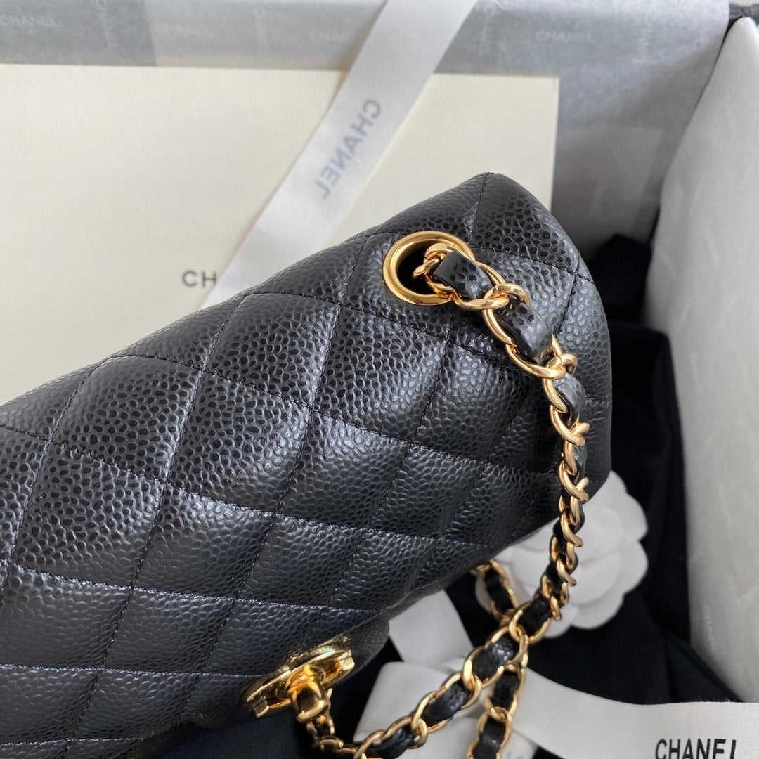 CHL - Mini Classic Handbag Black For Women 6.7in/17LO