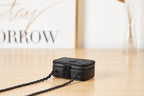 CHL -  Crystal Small Vanity with Chain Black Bag For Women 10LO/4in