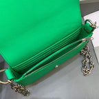 BLN-Ciaga Bondage Wallet With Chain Green, For Women,  Bags 8in/20LO