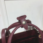 B-Berry - BB  Small Banner  Check And Tote Purple For Women, Women’s Bags 10.5in/26LO