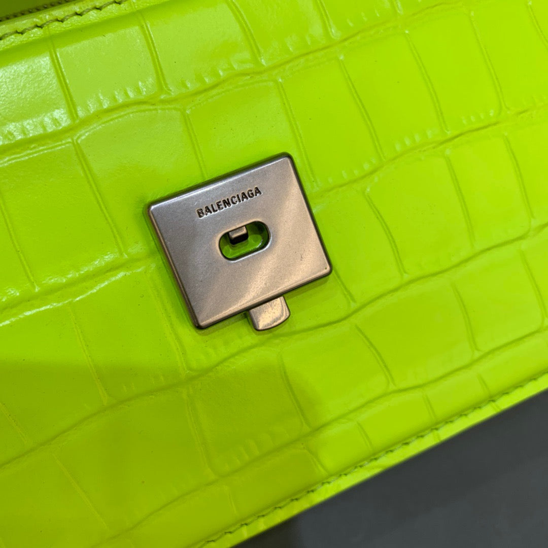 BLN-Ciaga Gossip Small Shoulder Bag Green Neon, For Women,  Bags 9.1in/23LO