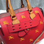 B-Berry - BB  The Small Equestrian Knight Top Handle Belt Bag Red For Women, Bags 14in/36LO
