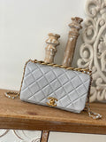 CHL - Large Flap Grey Bag For Women 23LO/9in