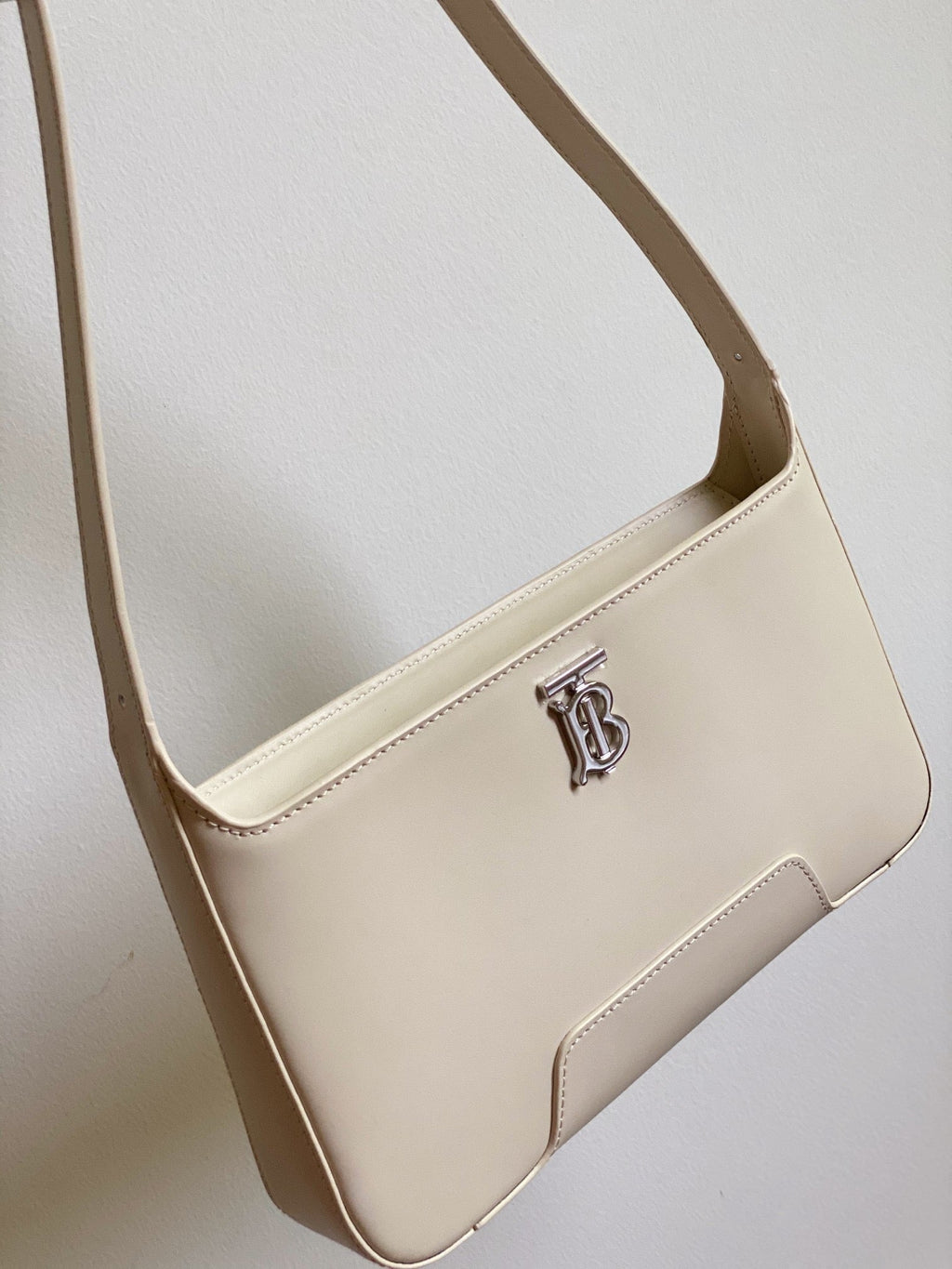 B-Berry - BB  Thomas Shoulder Bag Monogram White For Women, Bags 5.5in/14LO 80462501