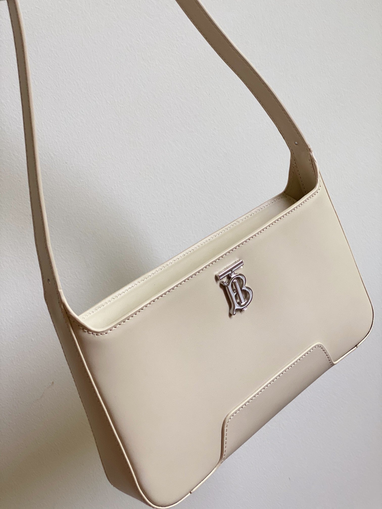 B-Berry - BB  Thomas Shoulder Bag Monogram White For Women, Bags 5.5in/14LO 80462501