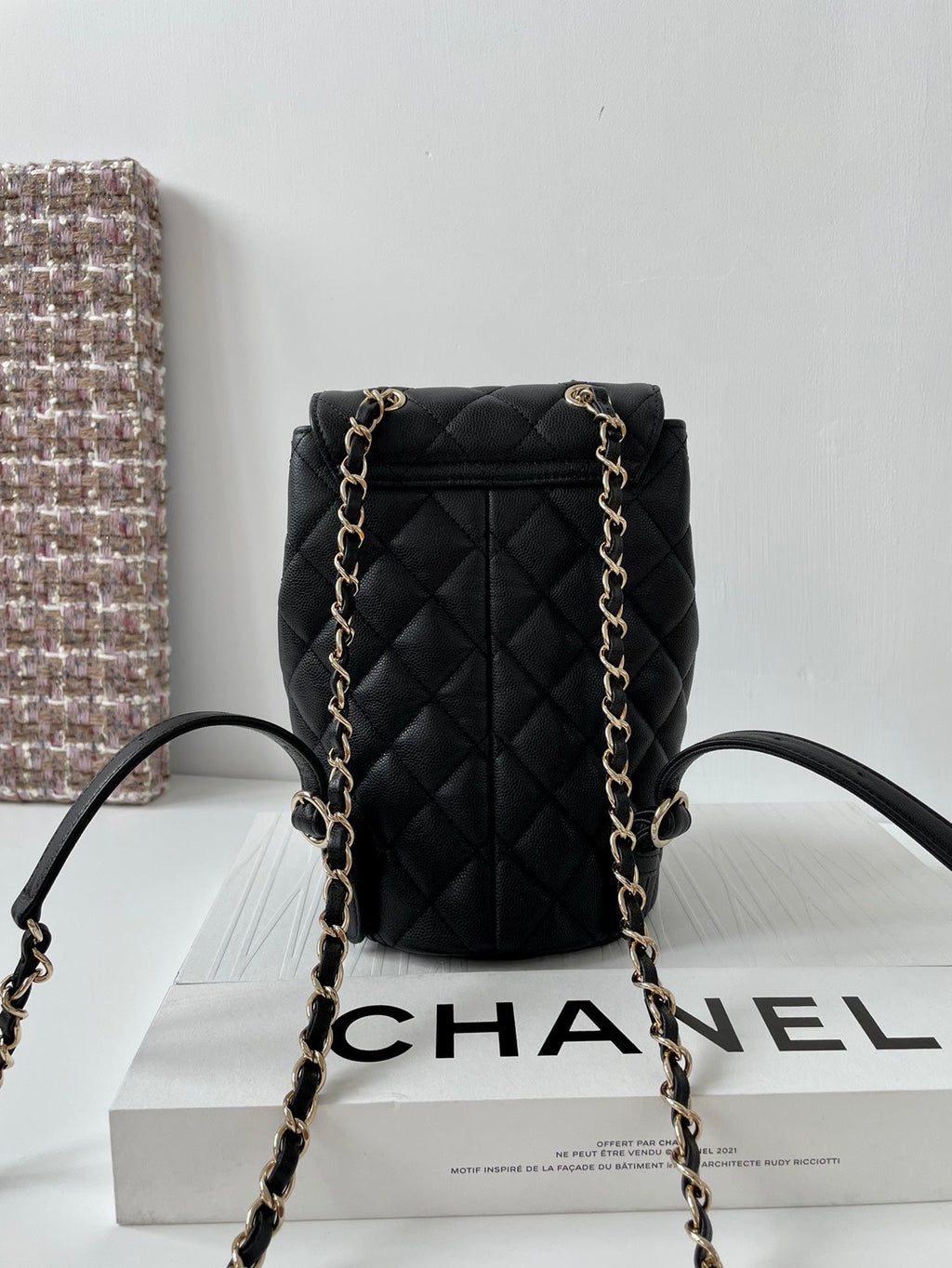 CHL - Medium BackPack Bag Black For Women Bags 9.8in/25LO