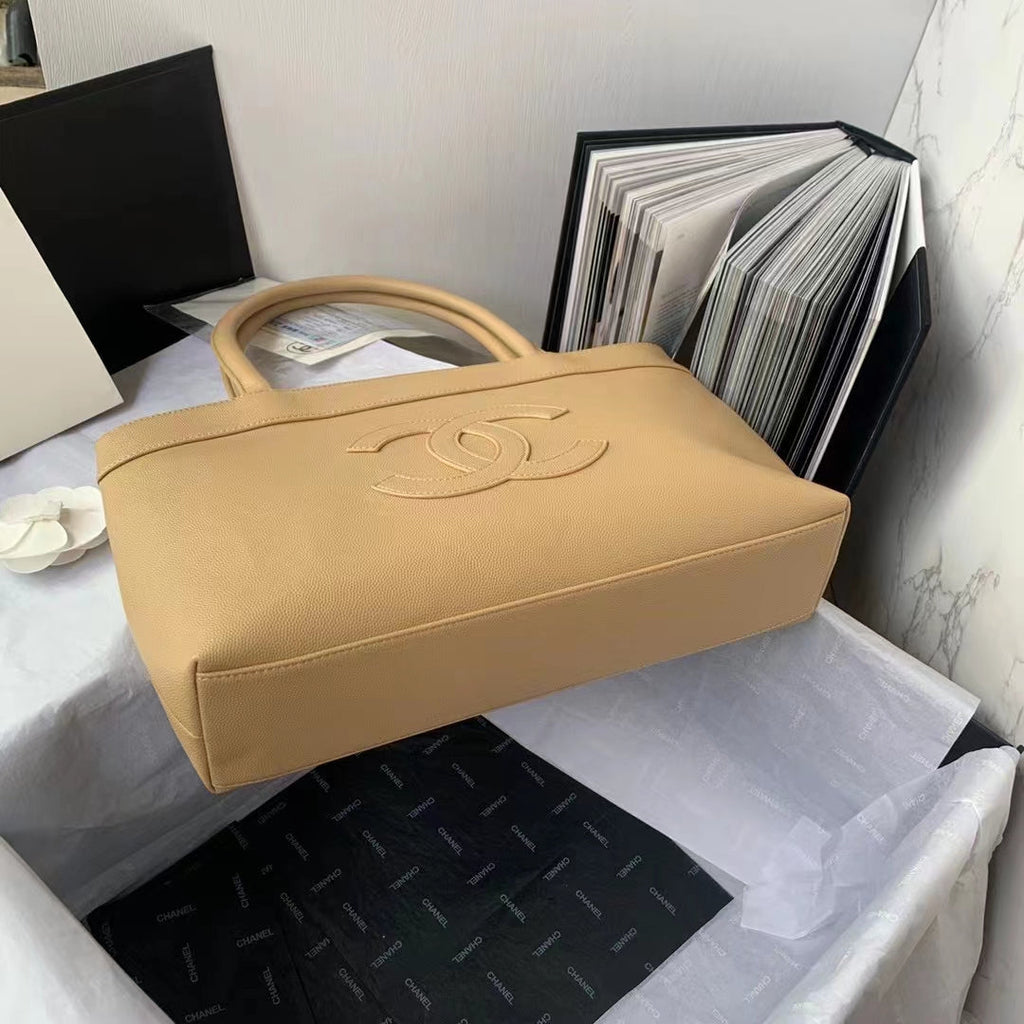 CHL -  CHL - Open Tote Caviar East West Beige For Women Bags 14.5in/36.9LO
