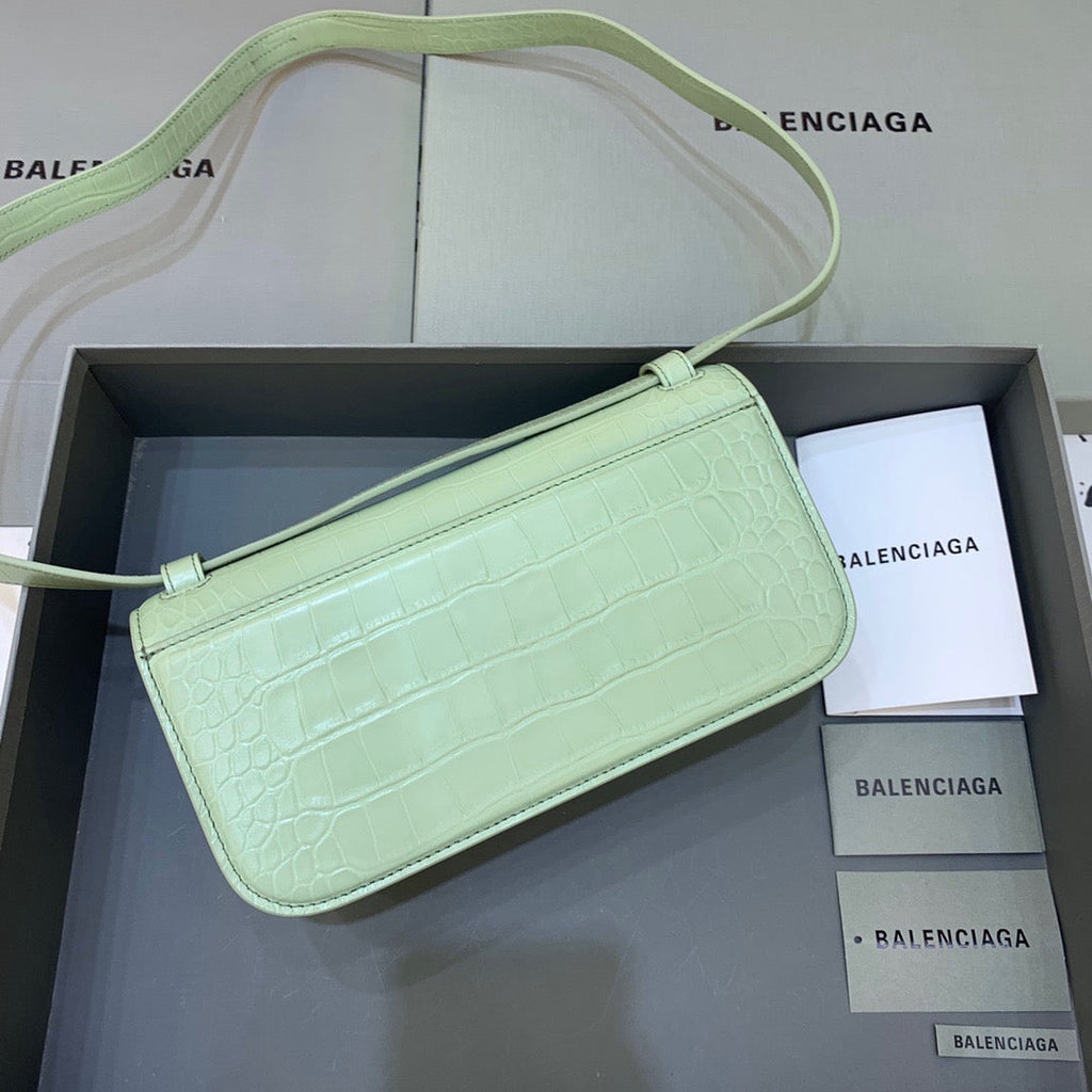 BLN-Ciaga Gossip Small Shoulder Bag Light Green, For Women,  Bags 9.1in/23LO
