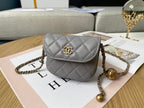 CHL - Mini 1889 Unblocked Metal Ball Grey Bag For Women 9LO/3.5in