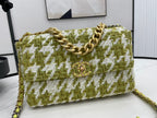 CHL -  19 Large Handbag Gold Hardware Green For Women Handbags, Shoulder Bags 11.8in/30LO