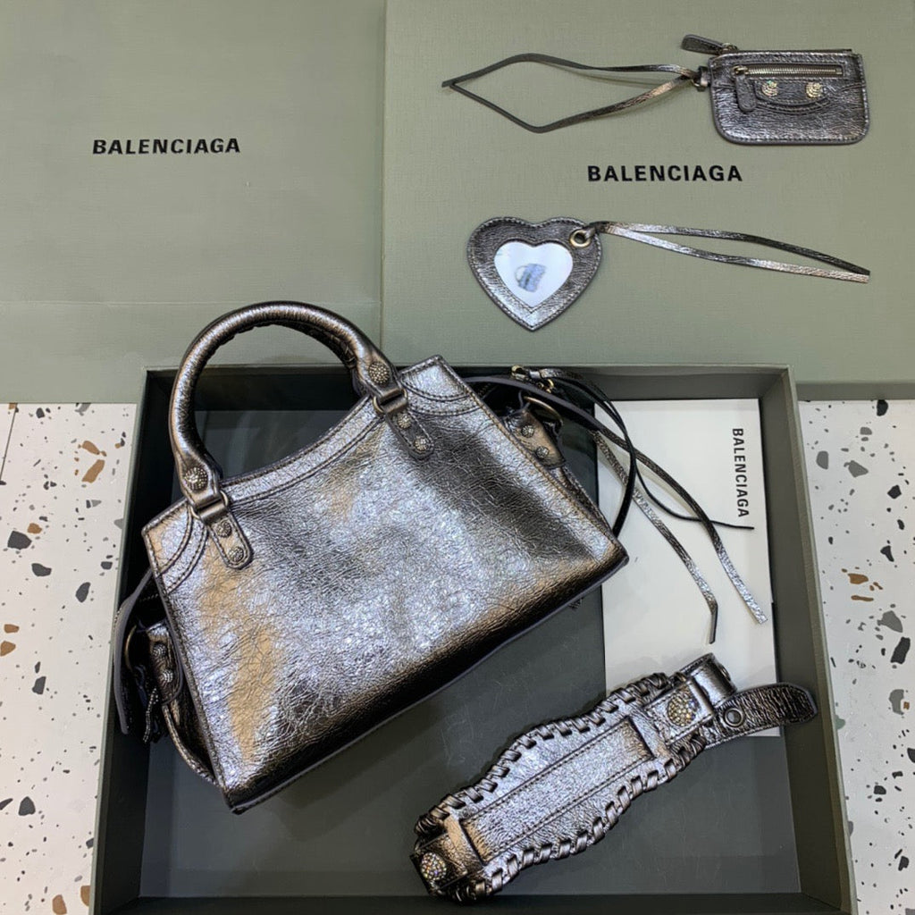 BLN-Ciaga Neo Cagole XS Handbag In Grey, For Women,  Bags 10.2in/26LO