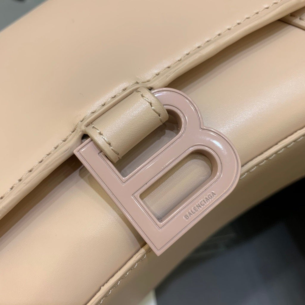 BLN-Ciaga Hourglass Small Handbag In Beige, For Women,  Bags 9in/23LO