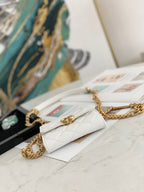 CHL - Mini Flap Bag Gold Toned Hardware White For Women 4.7in/12LO
